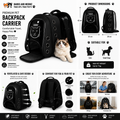 Cat & Small Dog Travel Backpack Carrier | Comfortable, Ventilated & Lightweight Pet Bag